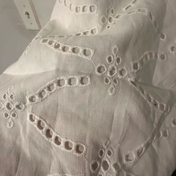 NWT Lane Bryant White Eyelet Top Plus Size 20 - Picture 7 of 7